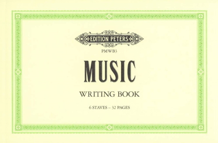 MUSIC WRITING BOOK (A6 Landscape)
