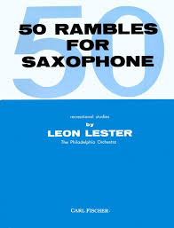 50 RAMBLES for Saxophone