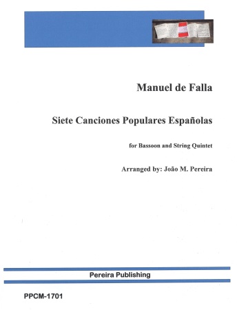 SIETE CANCIONES POPULAIRES ESPANIOLAS (score & parts)