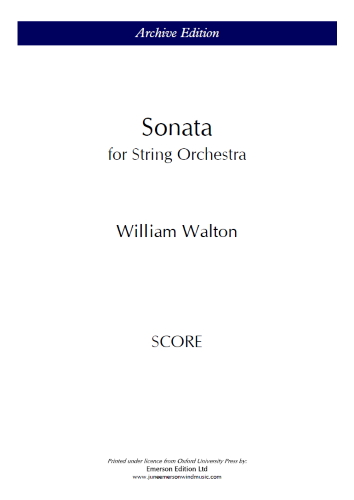 SONATA for String Orchestra (Score)