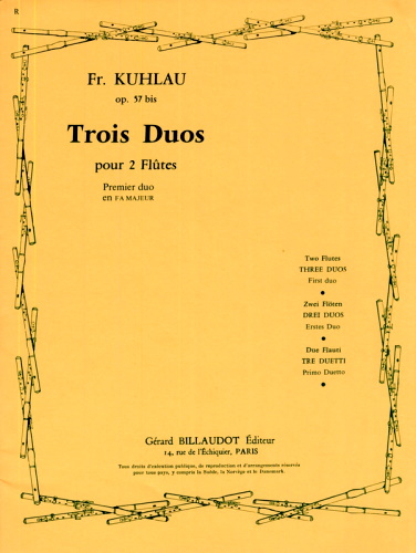 THREE DUOS Op.57 bis Volume 1