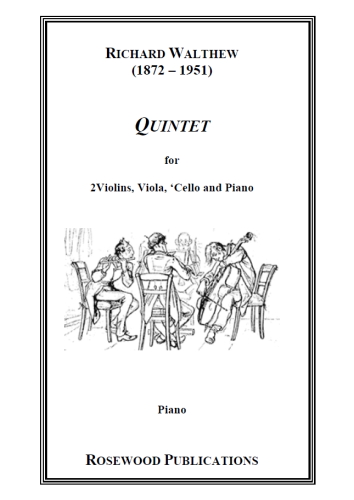 QUINTET in F minor (piano score & parts)