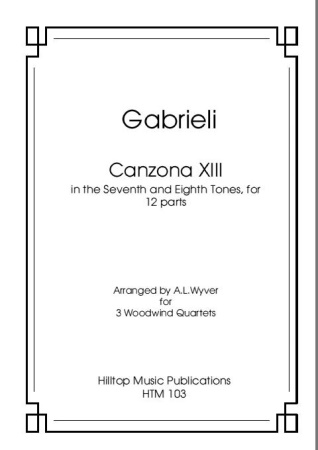 CANZONA XIII (score & parts)