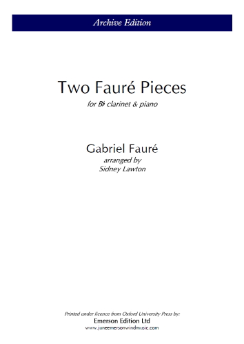 TWO FAURE PIECES