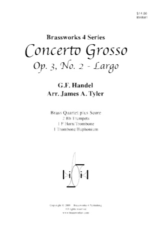 CONCERTO GROSSO Op.3, No.2 Largo