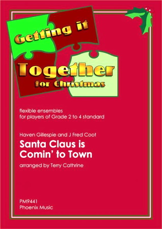SANTA CLAUS IS COMING TO TOWN (score & parts)
