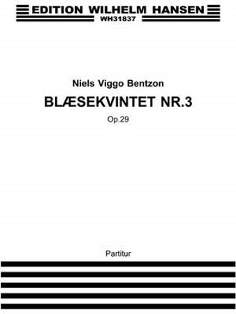 WIND QUINTET No.3 Op.29 (score)