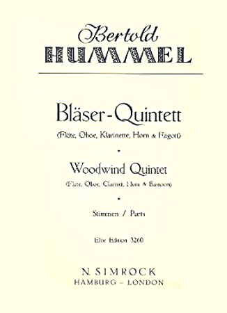 WIND QUINTET Op.22 (study score)