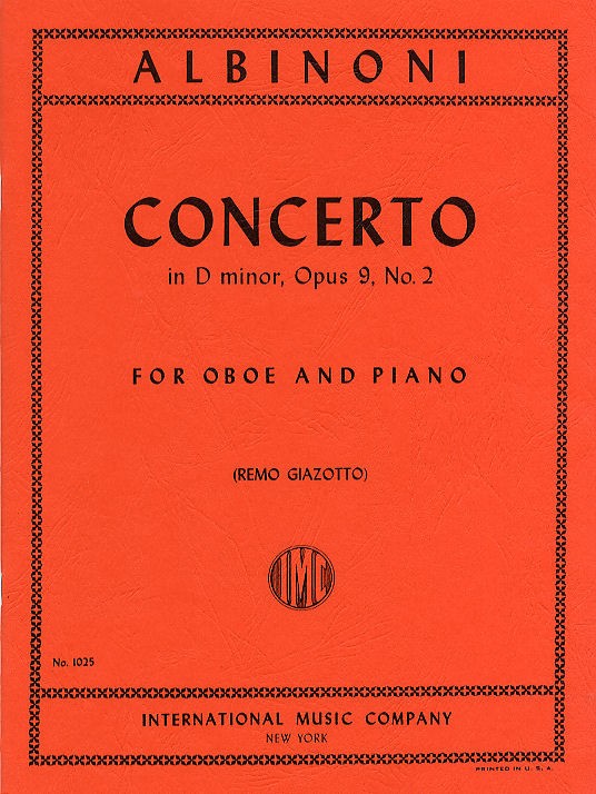 CONCERTO in D minor Op.9 No.2
