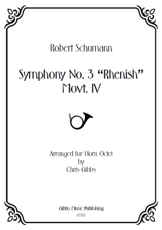 SYMPHONY No.3 'Rhenish', 4th Movement (score & parts)