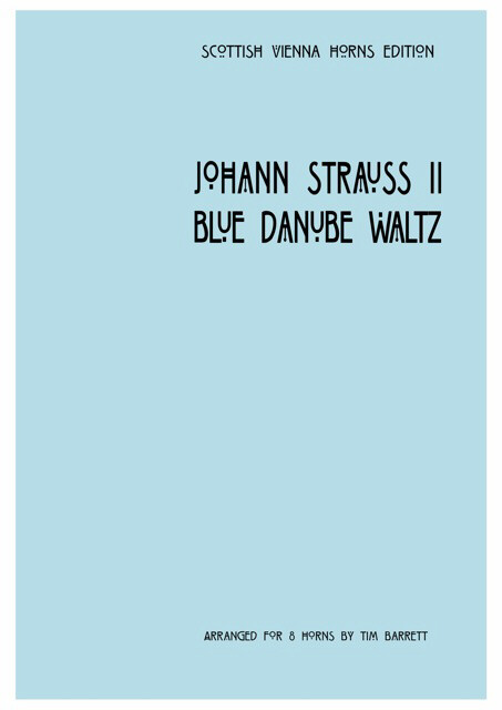 BLUE DANUBE WALTZ score & parts