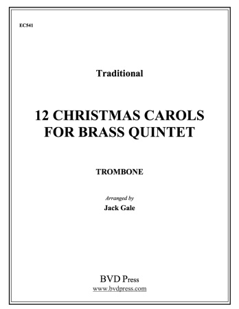 TWELVE CHRISTMAS CAROLS Trombone