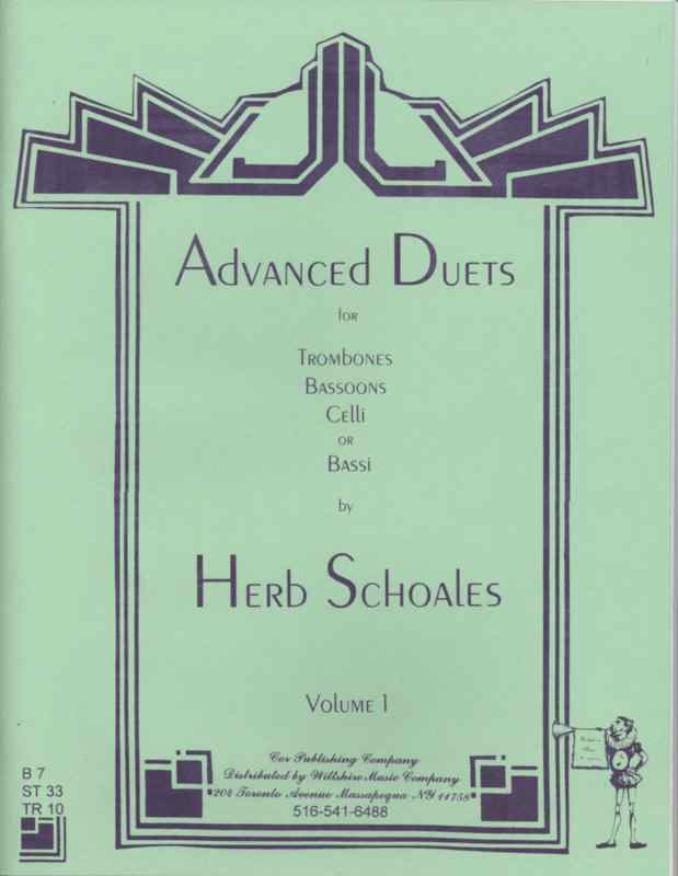 ADVANCED DUETS for Lower Voiced Instruments Volume 1