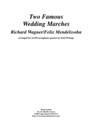 TWO FAMOUS WEDDING MARCHES