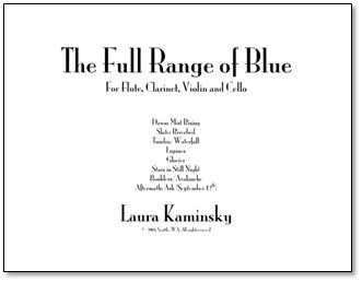 THE FULL RANGE OF BLUE score & parts
