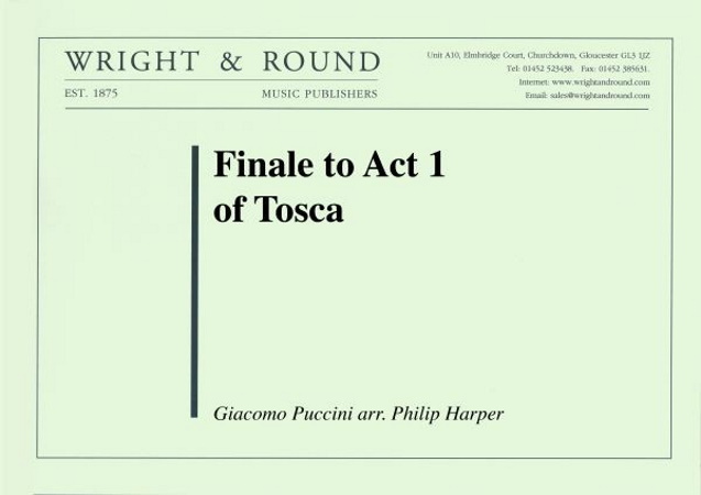 FINALE to Act 1 of Tosca (score & parts)