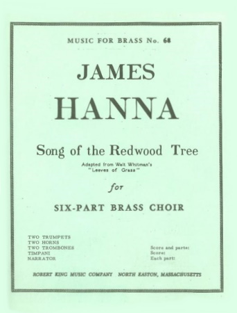 SONG OF THE REDWOOD TREE