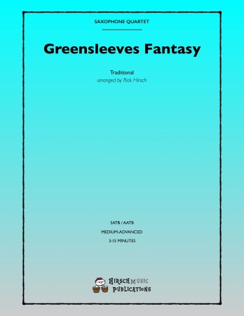 GREENSLEEVES FANTASY (score & parts)