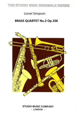 BRASS QUARTET No.2 Op.106 (score & parts)