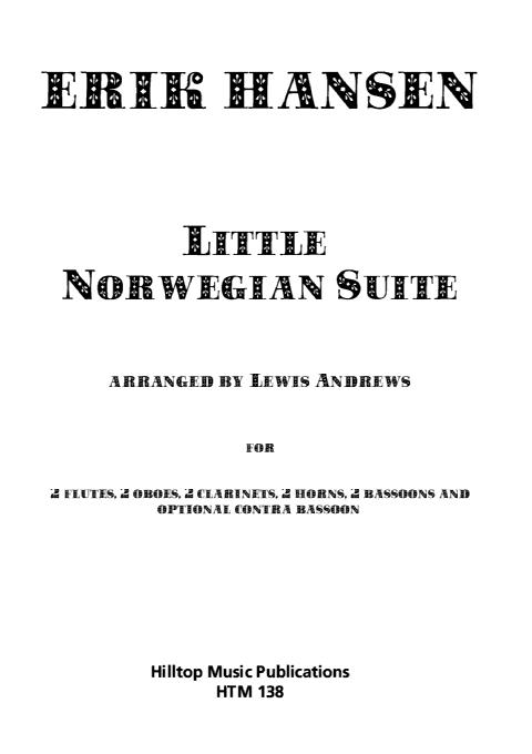 LITTLE NORWEGIAN SUITE (score & parts)